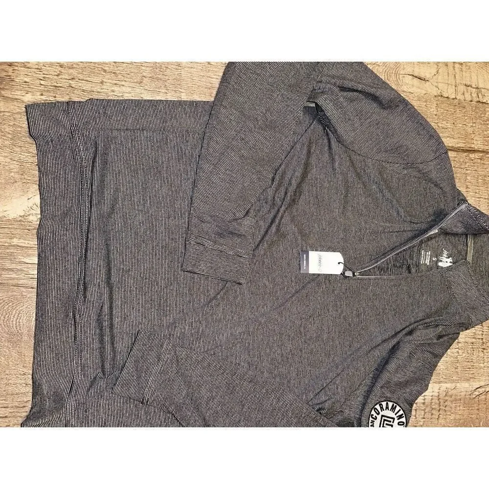 Johnny long sleeve performance, quarter zip sweater